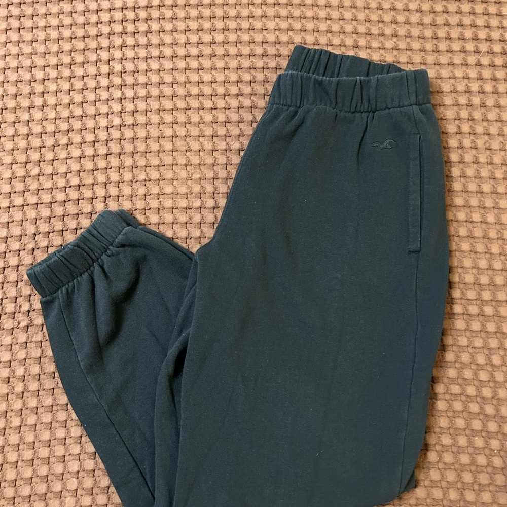 Hollister Adjustable-Rise Jogger Sweatpants - Black - Size Small